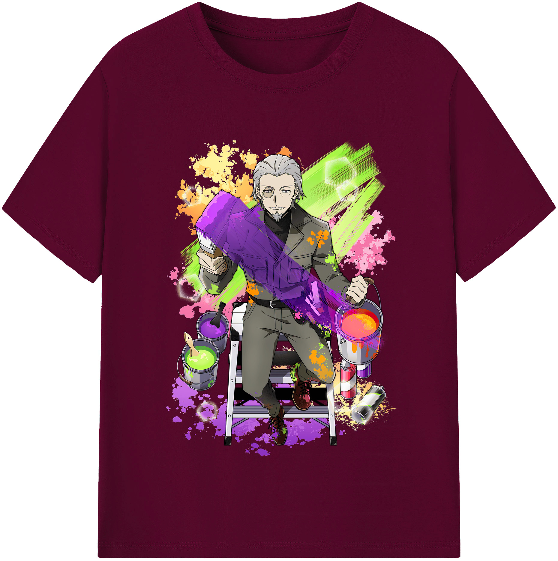 （画像用） 文豪ストレイドッグス Bungo Stray Dogs レディースカジュアルプリントTシャツ（綿100％）